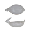 Creative Co-Op Creative Co-op Debossed Stoneware Rabbit Bowl - Little Miss Muffin Children & Home