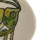 Creative Co-Op Creative Co-op Hand-Painted Stoneware Plate with Grasshopper - Little Miss Muffin Children & Home