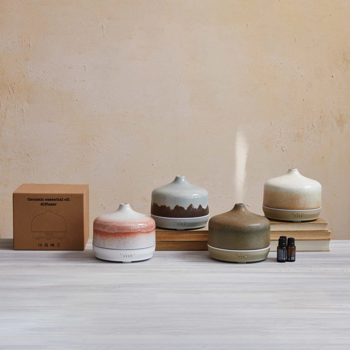 Creative Co-Op Creative Co-op 14 oz. Stoneware Oil Diffuser - Little Miss Muffin Children & Home