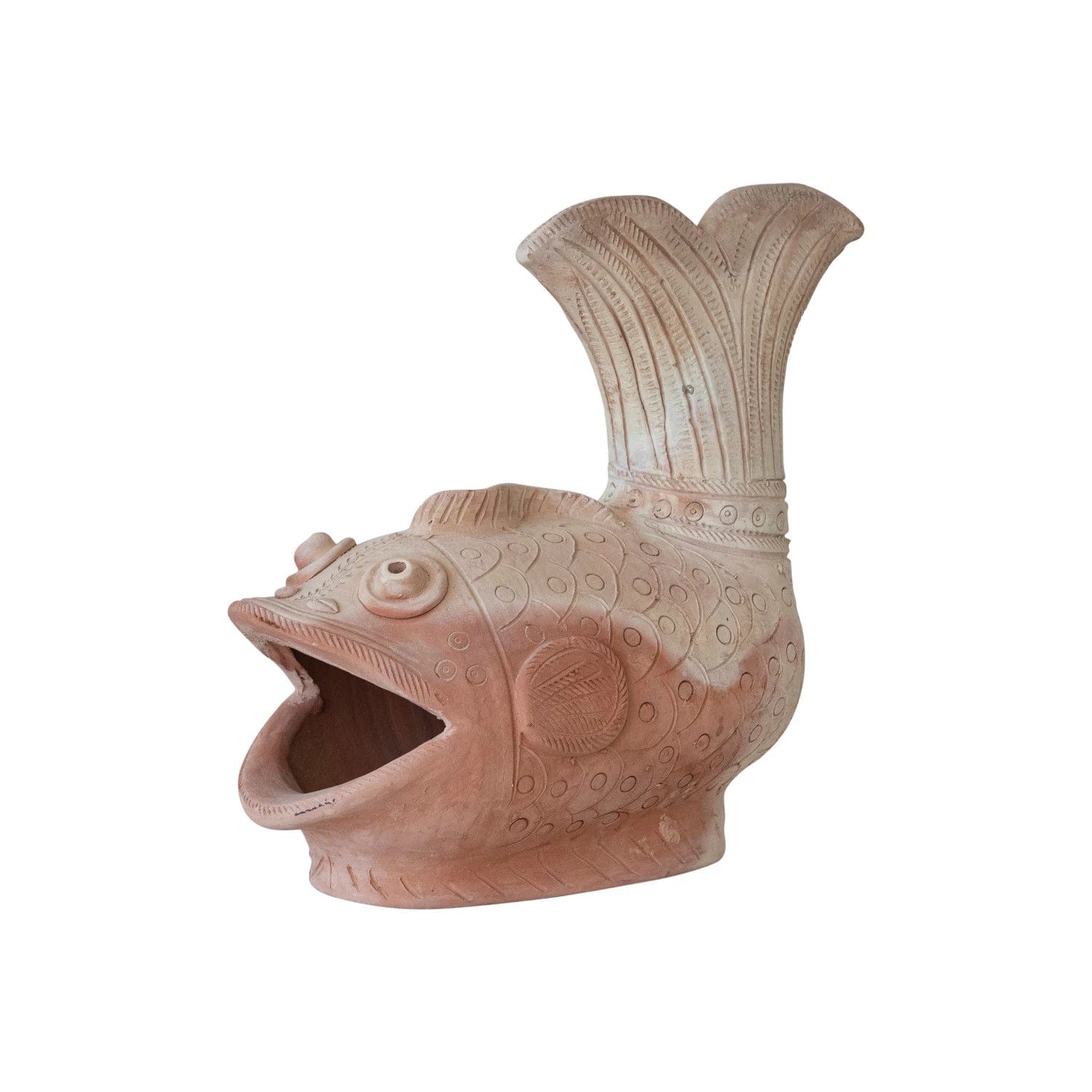 Creative Co-Op Creative Co-op Terra-cotta Fish Shaped Container - Little Miss Muffin Children & Home