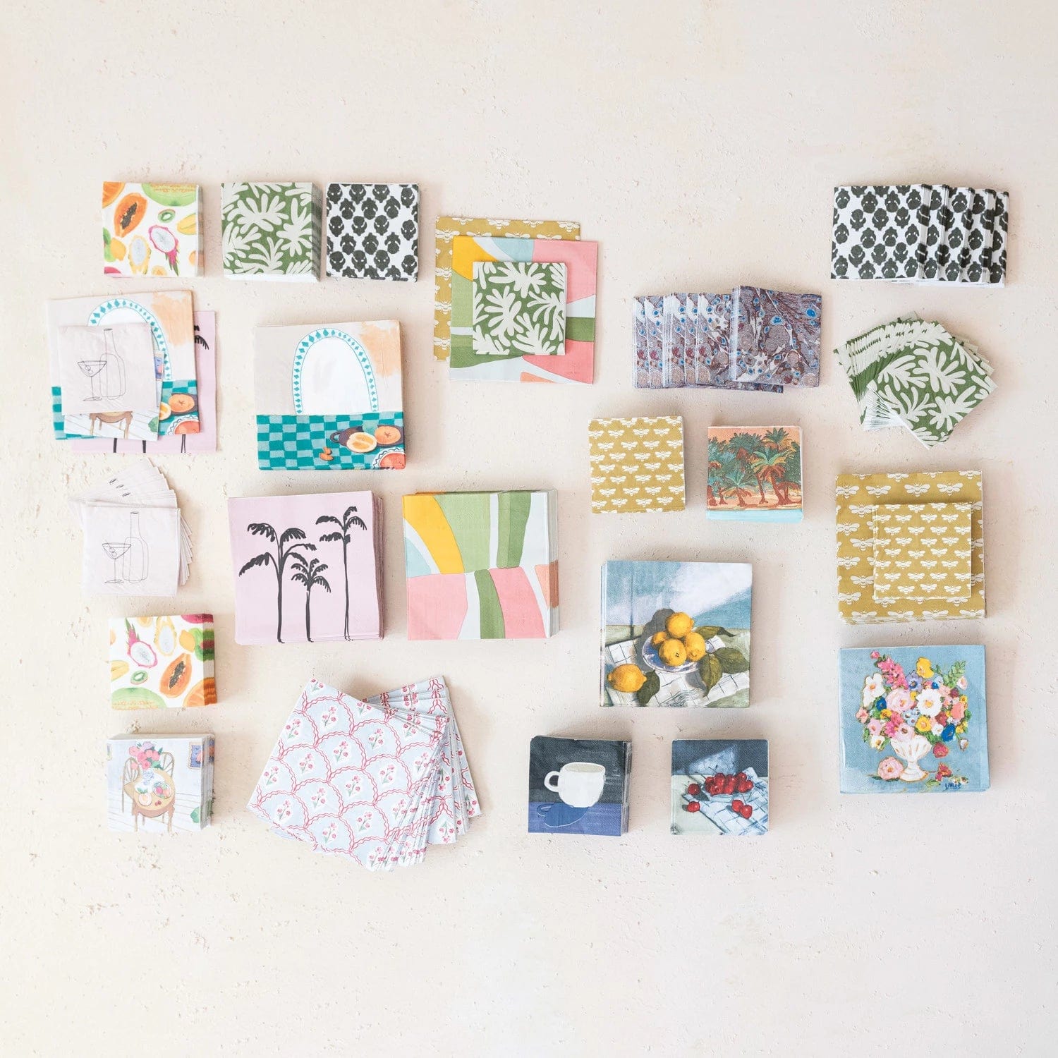 Creative Co-Op Creative Co-op Paper Cocktail Napkins with Bee Pattern - Little Miss Muffin Children & Home