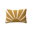 Creative Co-Op Creative Co-op Cotton Tufted Lumbar Pillow with Sun Pattern - Little Miss Muffin Children & Home