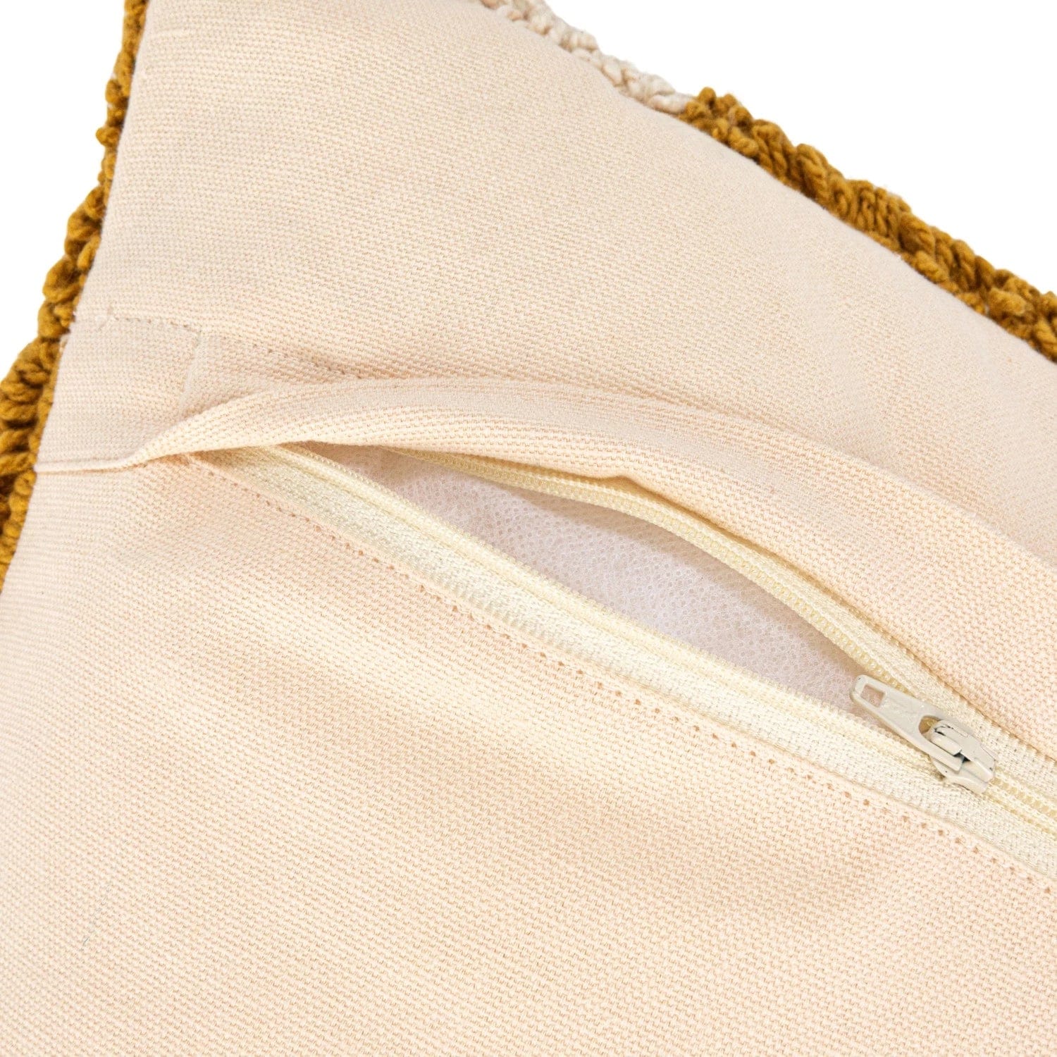 Creative Co-Op Creative Co-op Cotton Tufted Lumbar Pillow with Sun Pattern - Little Miss Muffin Children & Home