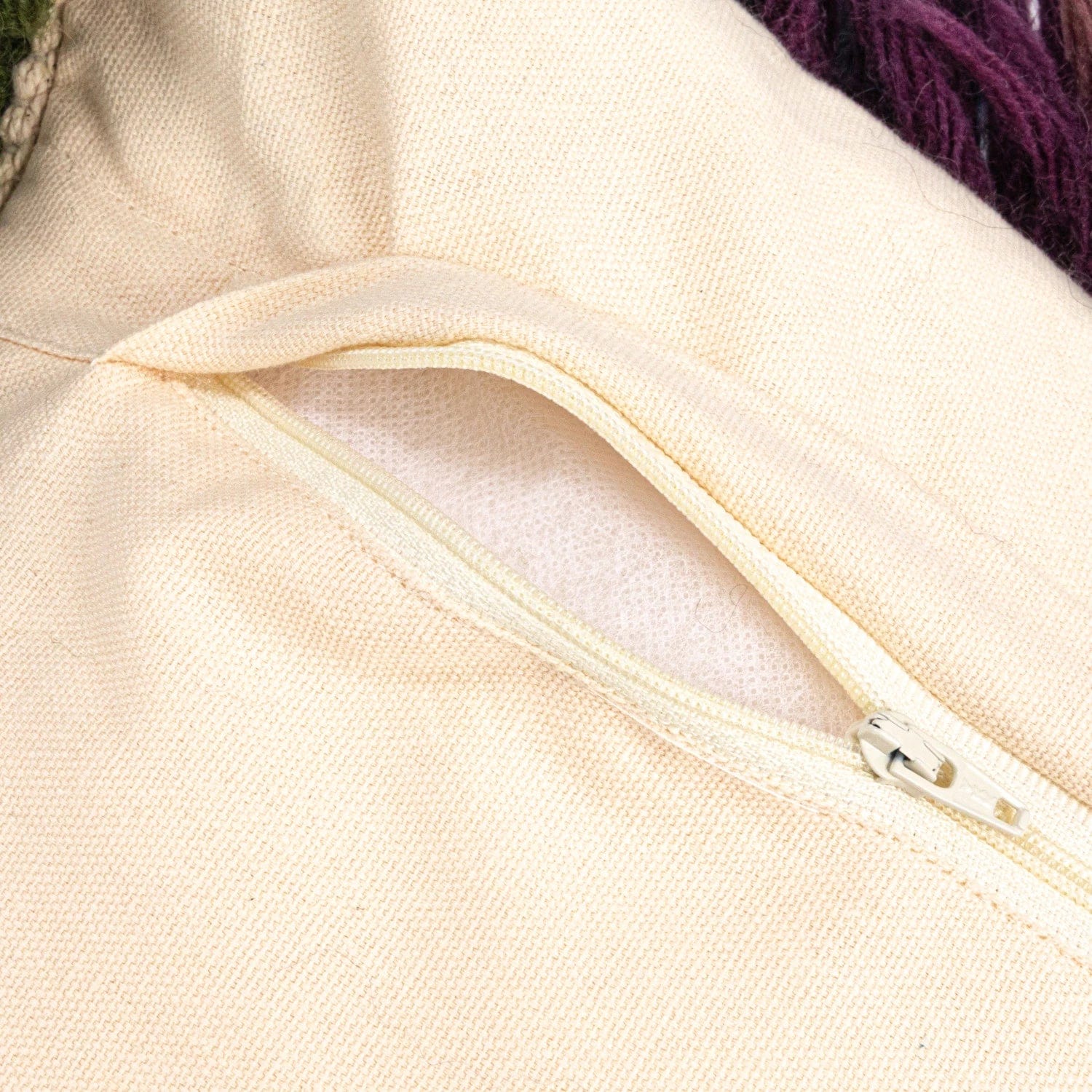 Creative Co-Op Creative Co-op 20" Square Woven New Zealand Wool Shag Pillow - Little Miss Muffin Children & Home