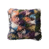 Creative Co-Op Creative Co-op 20" Square Woven New Zealand Wool Shag Pillow - Little Miss Muffin Children & Home