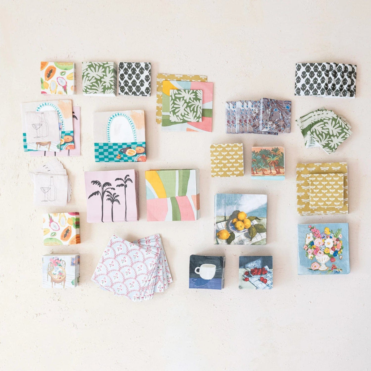 Creative Co-Op Creative Co-op Paper Cocktail Napkins with Mug Pattern - Little Miss Muffin Children & Home