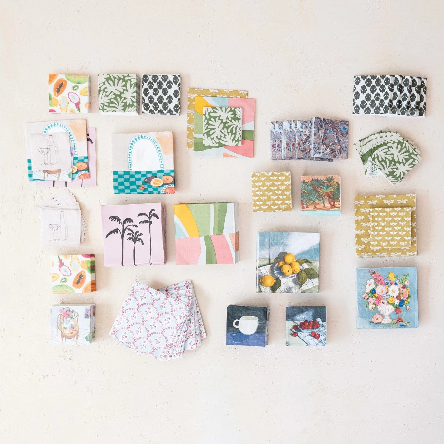 Creative Co-Op Creative Co-op Paper Cocktail Napkins with Mug Pattern - Little Miss Muffin Children & Home