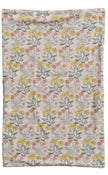 beige floral napkin towel