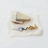 Creative Co-op Cheese Knife with Cheese Shaped Blade & Mouse Shaped Handle