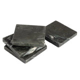 Creative Co-op Marble Coasters, 4PC Set