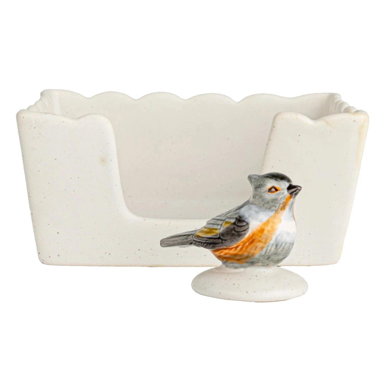 Creative Co-Op Stoneware Napkin Holder - Thumbnail 4