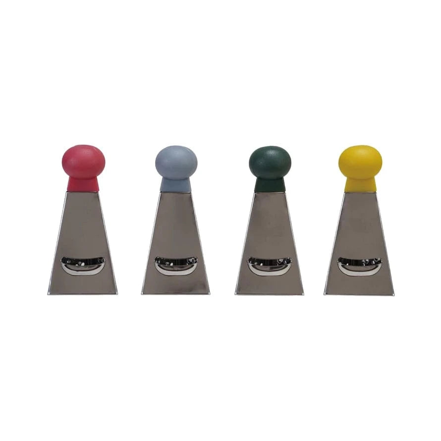 Creative Co-op Stainless Steel Mini 3 Sided Grater, Available in 4 Colors - Little Miss Muffin Children & Home