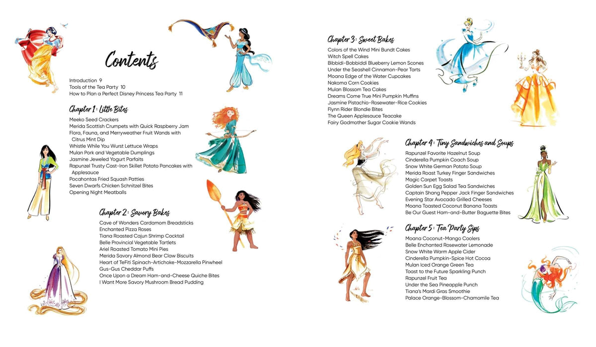 Simon & Schuster Disney Princess Tea Parties Cookbook - Little Miss Muffin Children & Home