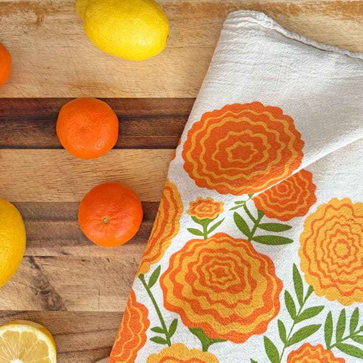 Marigold Tea Towel
