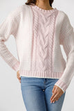 Storia Cable Knit Crew Neck Sweater