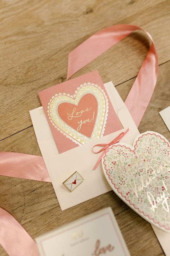 Karen Adams Designs Karen Adams Designs Valentine's Day Heart Greeting Card - Little Miss Muffin Children & Home