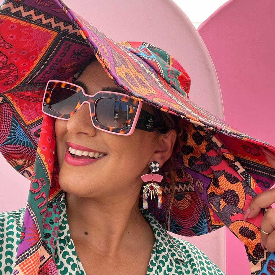 Tribe + Temple Tribe + Temple Confetti Multi Mixed Media Earrings - Little Miss Muffin Children & Home