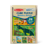 Melissa & Doug Melissa & Doug National Parks Alphabet & Animals Cube Puzzle - Little Miss Muffin Children & Home
