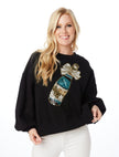 Stewart Simmons Stewart Simmons The Champagne Sequin Pullover - Little Miss Muffin Children & Home
