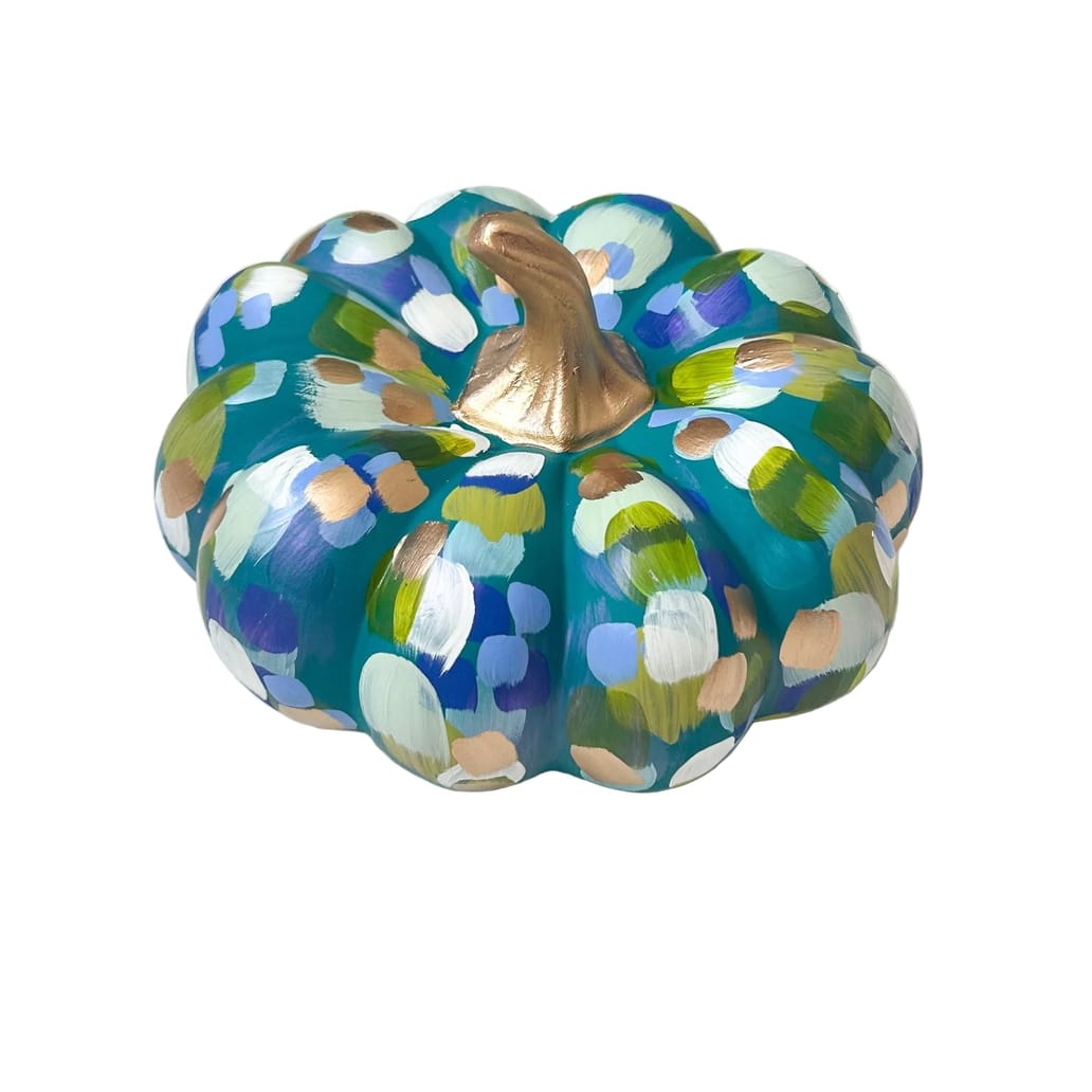 Blues & Gold Pumpkin