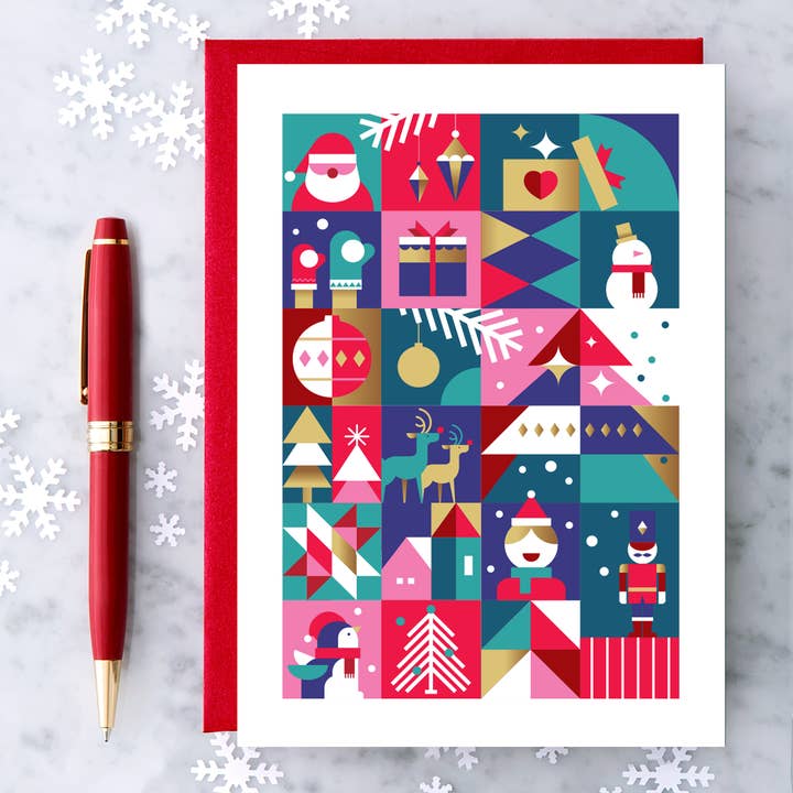 Christmas Celebration Holiday Greeting Card