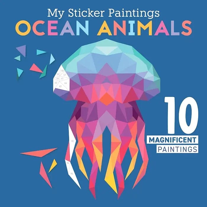 Wellspring Wellspring My Sticker Paintings: Ocean Animals Activity Book - Little Miss Muffin Children & Home