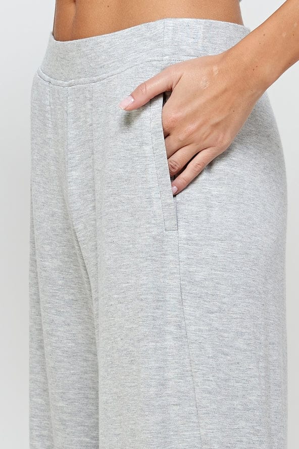 Ellison Ellison French Terry 2-Piece Set in Heather Grey - Little Miss Muffin Children & Home