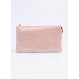 Caroline Hill Liz Crossbody Bag in Metallic Blush