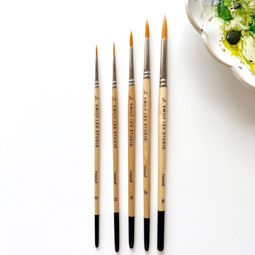 Emily Lex Studio Emily Lex Studio Watercolor Paintbrush Set - Little Miss Muffin Children & Home