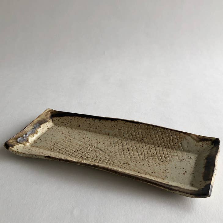 Gina DeSantis Ceramics Gina DeSantis Ceramics Luna Textured Rectangular Trays - Little Miss Muffin Children & Home