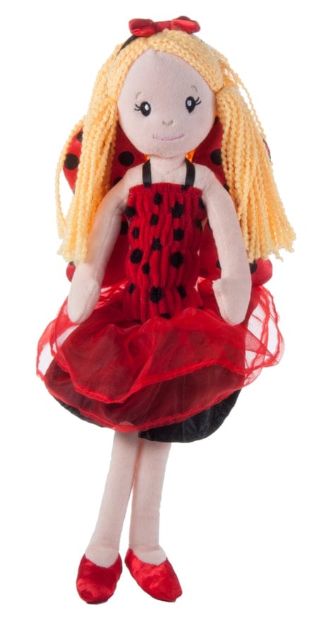 The Petting Zoo Lady Bug Butterfly Doll 17" - Little Miss Muffin Children & Home