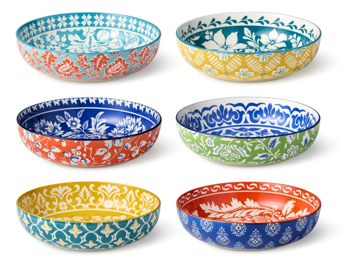 Certified International Certified International Panache Soup/Pasta Bowl, Available in 6 Assorted Styles - Little Miss Muffin Children & Home