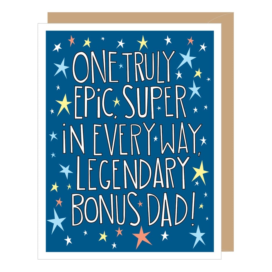 Apartment 2 Cards Apartment 2 Cards Legendary Bonus/Step Dad Father's Day Card - Little Miss Muffin Children & Home