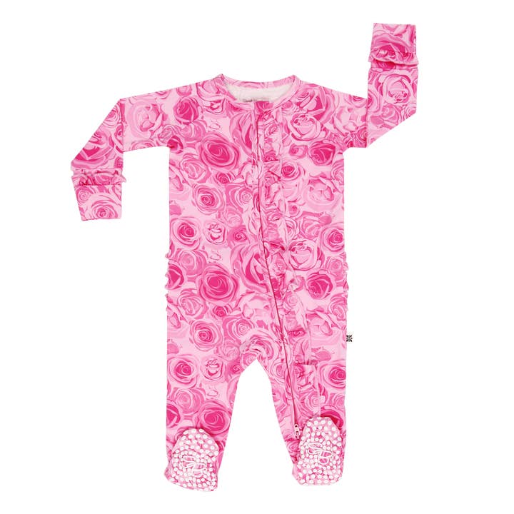 This Must Be Love Ruffle Footie