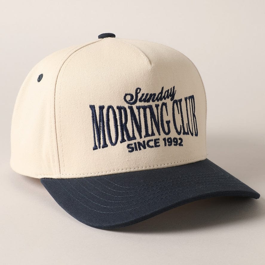 Fashion City Sunday Morning Club Two-Tone Trucker Hat - Little Miss Muffin Children & Home
