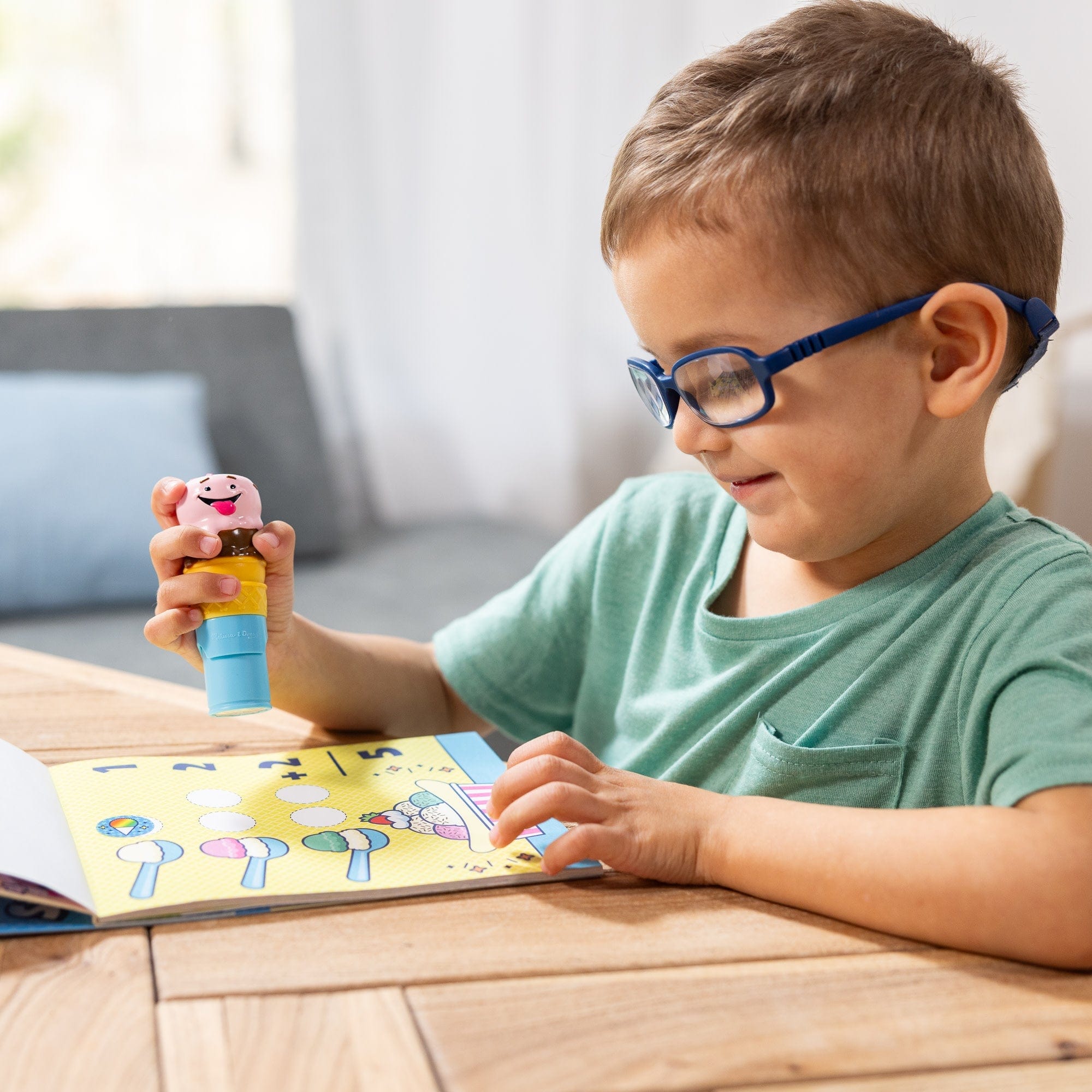 Melissa & Doug Melissa & Doug Sticker WOW! Activity Pad Set - Ice Cream - Little Miss Muffin Children & Home