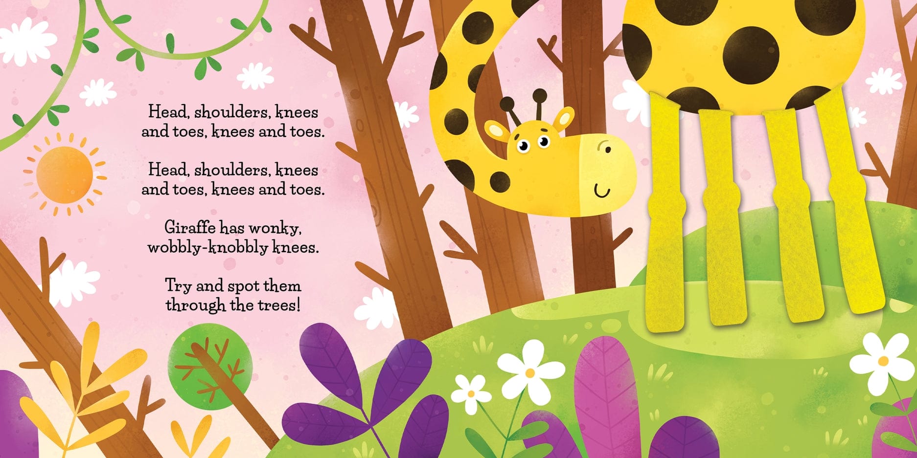 Little Hippo Books Head, Shoulders, Knees and Toes -Children's Sensory Board Book - Little Miss Muffin Children & Home