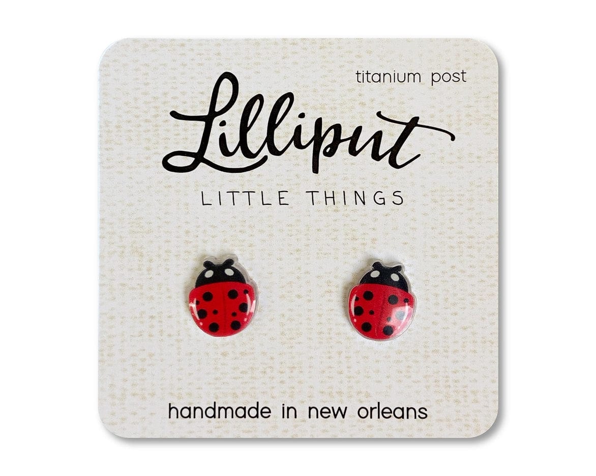 Lilliput Little Things Lilliput Little Things Ladybug Earrings - Little Miss Muffin Children & Home