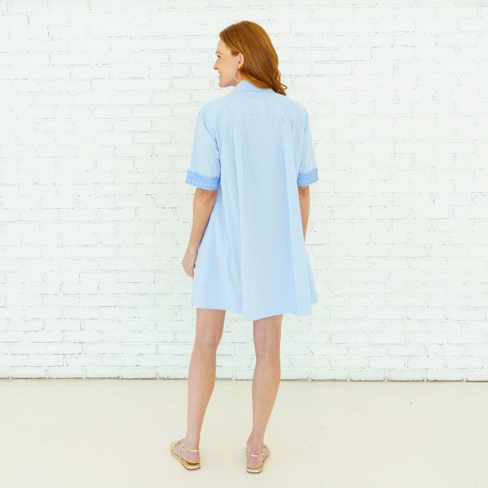 Penny Blue Stripe Dress