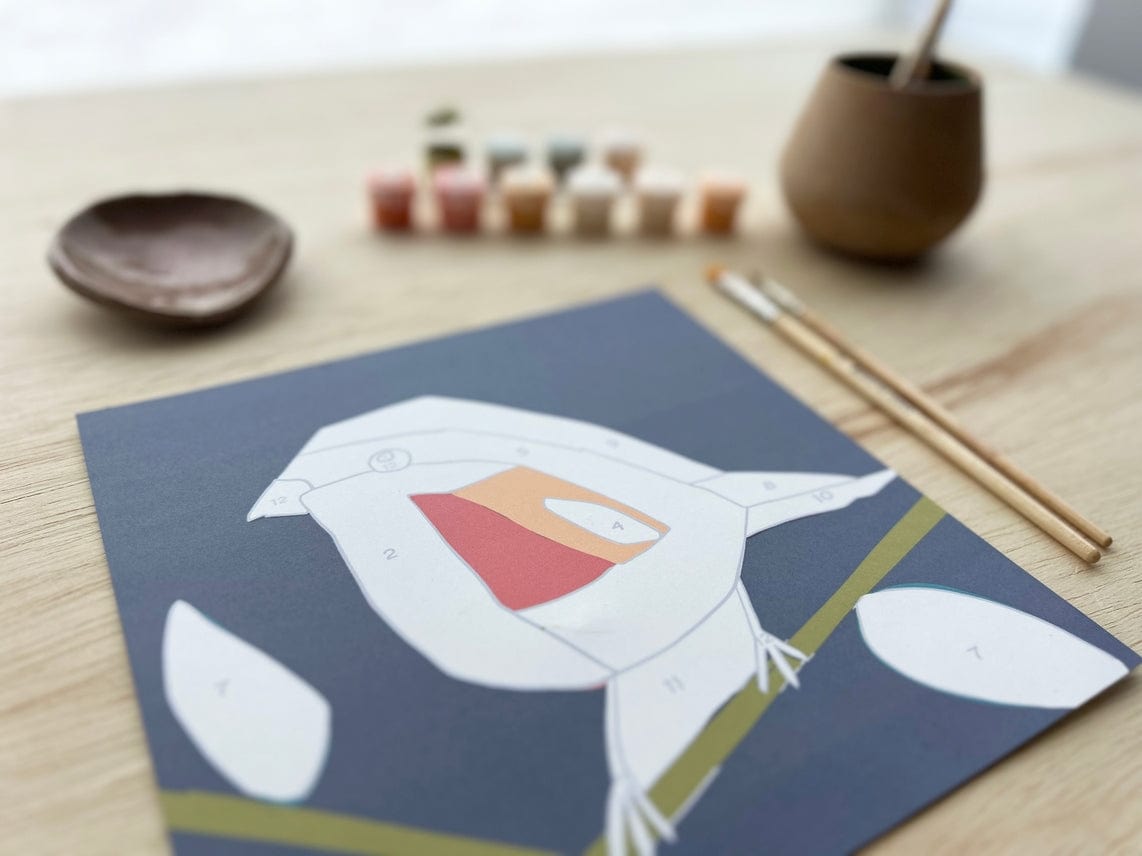 Breathe People Breathe People Zen Balance with Birds Meditative Art Paint By Number Kit - Little Miss Muffin Children & Home