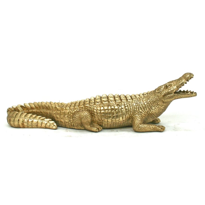 Contrast Inc Contrast Inc Gold Crocodile Decor - Little Miss Muffin Children & Home