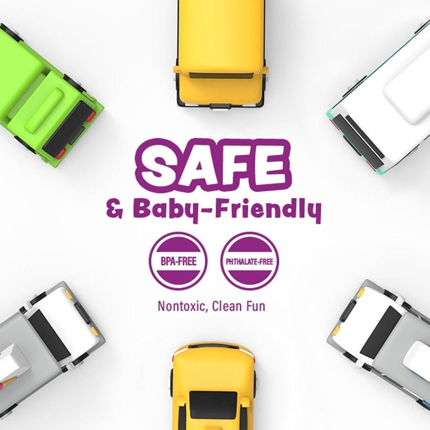 Tub Works Vehicles™ Bath Cars Mold Free Bath Toys, 6 Pack - Little Miss Muffin Children & Home