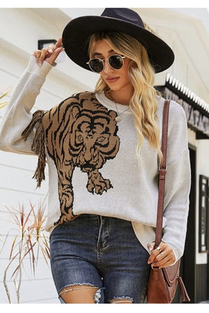 Miss Sparkling Tiger Sweater