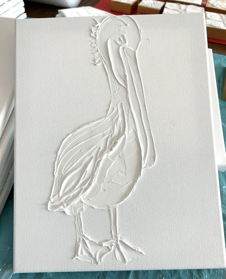 Coddiwomple Coddiwomple Paint Your Own Canvas Pelican 11x14 - Little Miss Muffin Children & Home