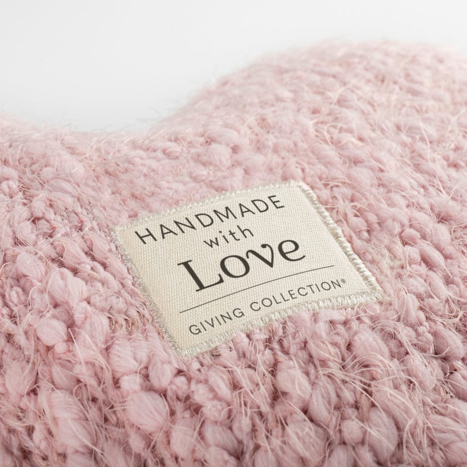 The Pink Giving Heart Weighted Pillow