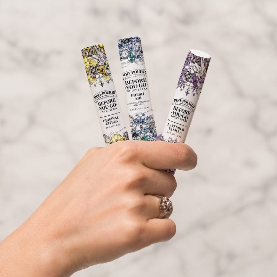 ~Pourri Poo~Pourri On-The-Go 3 Pack 10mL Travel Size, Gift Set - Little Miss Muffin Children & Home
