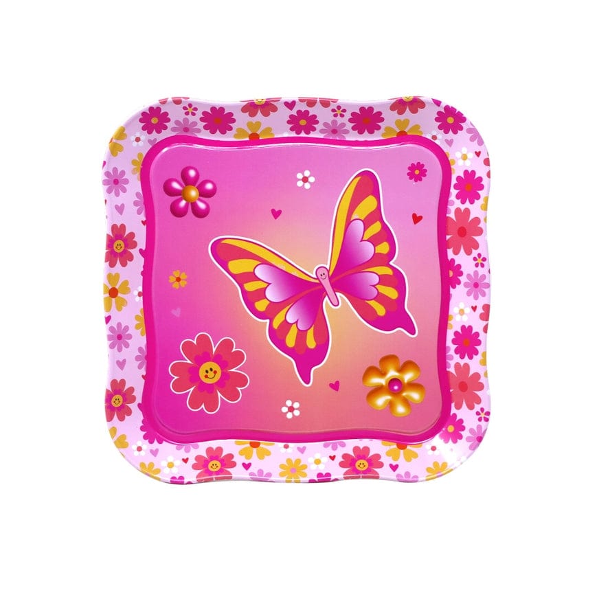 Pink Poppy Pink Poppy Vibrant Vacation High Tea Set, 7 Piece Set - Little Miss Muffin Children & Home