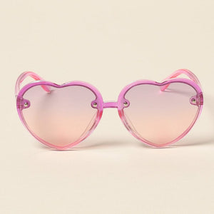 Fashion City Kid's Heart Shaped Gradient Sunglasses