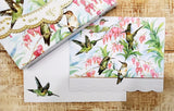 For Arts Sake Hummingbird Embossed, Die-Cut Boxed Portfolio Note Card Set