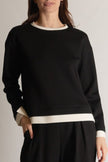 Before You Collection Before You Collection Butter Modal Contrast Border Pullover - Little Miss Muffin Children & Home